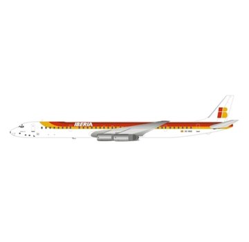 InFlight DC8-63 Iberia EC-BSD 1:200 with stand