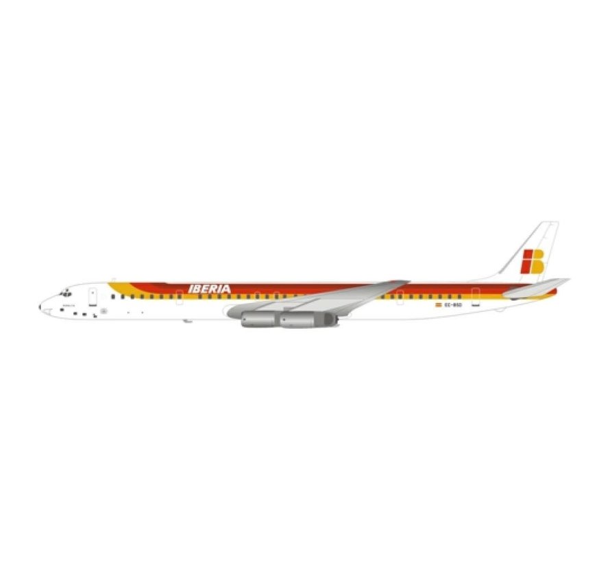 DC8-63 Iberia EC-BSD 1:200 with stand