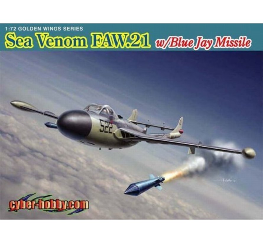 SEA VENOM FAW21 Royal Navy W/Blue Jay Missile 1:48