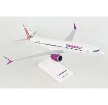 SkyMarks B737-8 MAX Caribbean Hummingbird new livery 2022 1:130 with stand