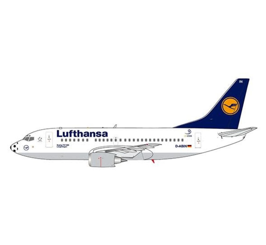 B737-500 Lufthansa Football Nose D-ABIN 1:400