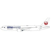 JC Wings B767-300 JAL Japan Airlines One World JA8980 1:200 with stand