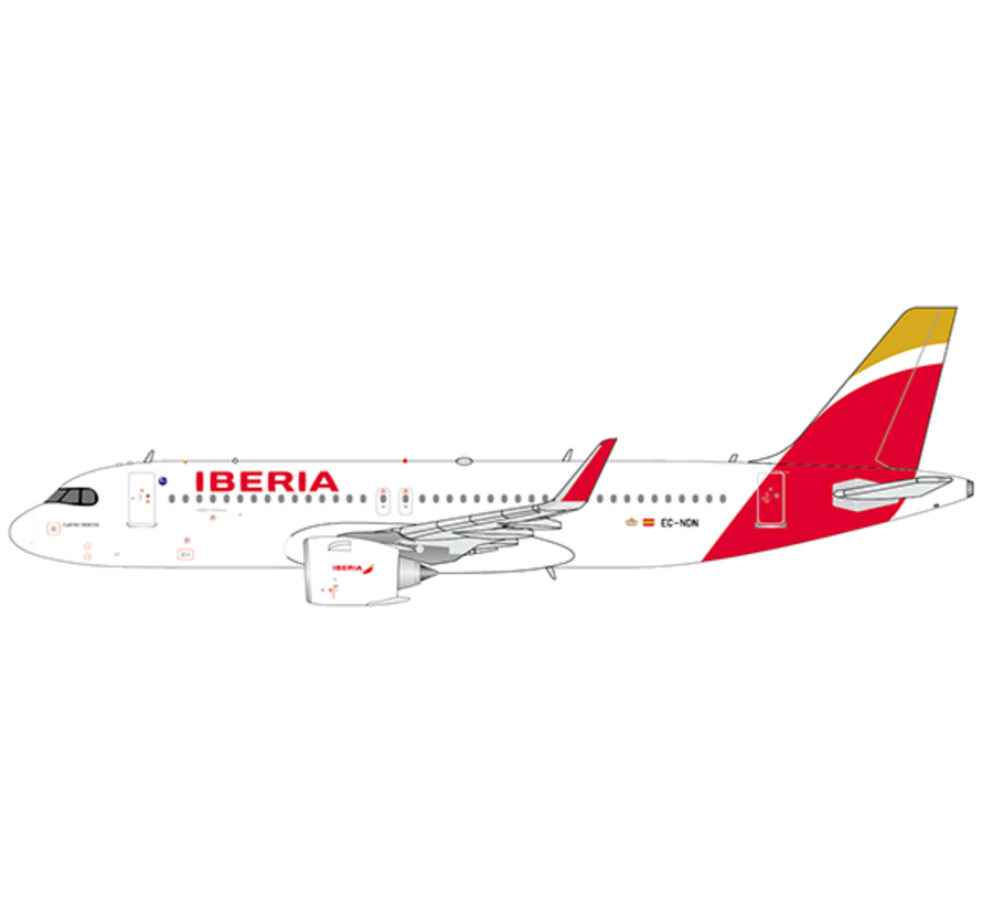 A320neo Iberia 2013 livery EC-NDN 1:400