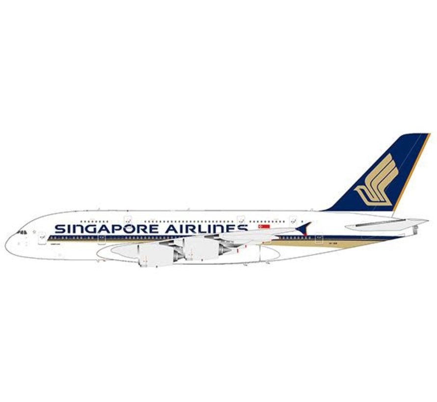A380-800 Singapore Airlines 9V-SKB 1:200 with stand