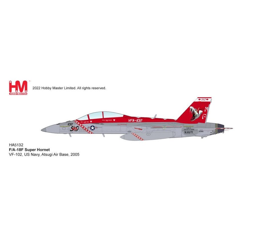 FA18F Super Hornet VF-102 Diamondbacks CAG NF-102 50th 1:72 +preorder+