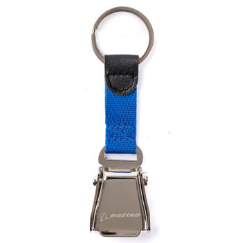 Boeing Store Keychain Seat Belt connector