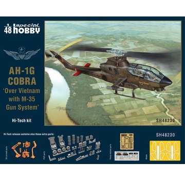Special Hobby Bell AH1G Cobra 'Over Vietnam with M-35 Gun System' 1:48 Hi-Tech