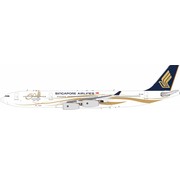 InFlight A340-300 Singapore Airlines 50th Anniversary 9V-SJE 1:200 with stand +preorder+