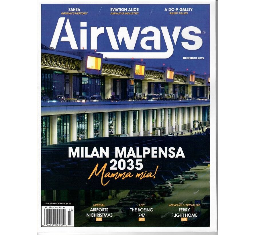 Airways Magazine December 2022 issue +SALE+