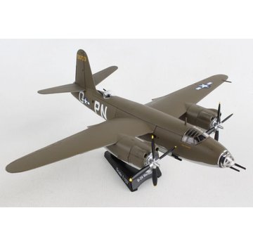 Postage Stamp Models B26 Marauder PN-O Flak Bait USAAF camouflage 1:107 with stand