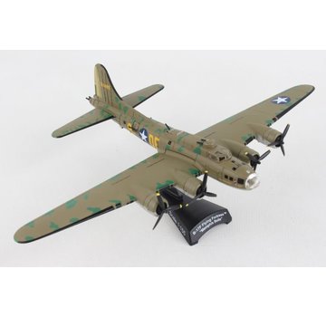 Postage Stamp Models B17F Flying Fortress Memphis Belle DF-A USAAF Camouflage 1:155 with stand
