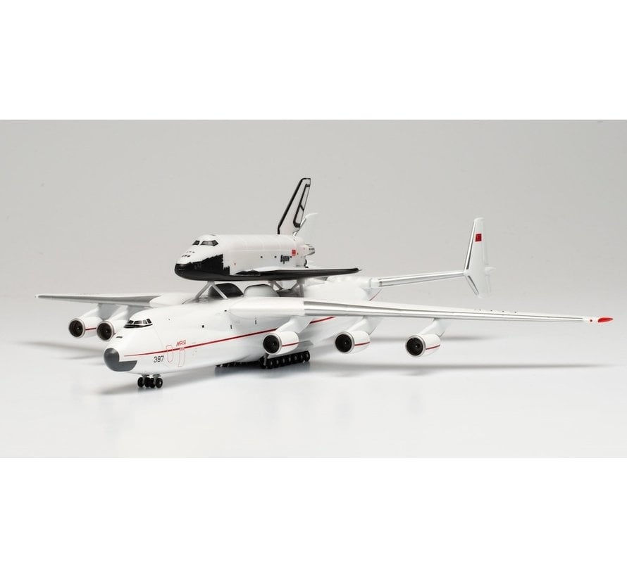 An-225 Mriya Antonov Airlines with Buran Space Shuttle 1:400