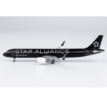 NG Models A321neo Air New Zealand Star Alliance black on white ZK-OYB 1:400
