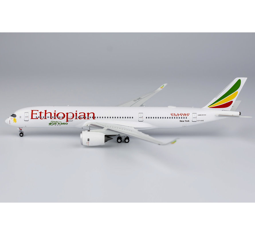 A350-900 Ethiopian Airlines Celebrating 10th A350 ET-AVE 1:400
