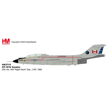 Hobby Master CF101B Voodoo No. 409 Nighthawk Squadron CAF 101062 1982 1:72