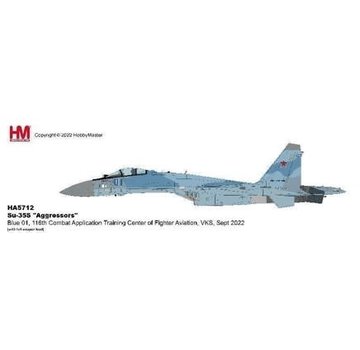Hobby Master Su35S Flanker E BLUE01 116th CATCFA Russian Air Force VKS Sept 2022 1:72 with weapons +PREORDER+