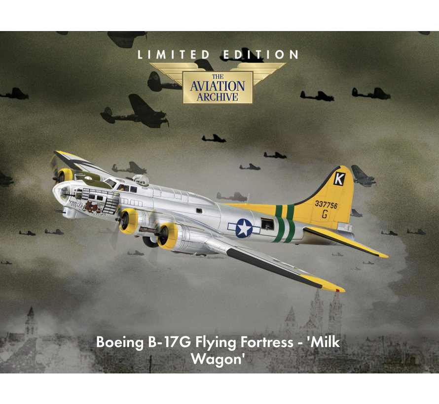Boeing B17G Flying Fortress Milk Wagon Yellow Tail K G 43-37756 1:72