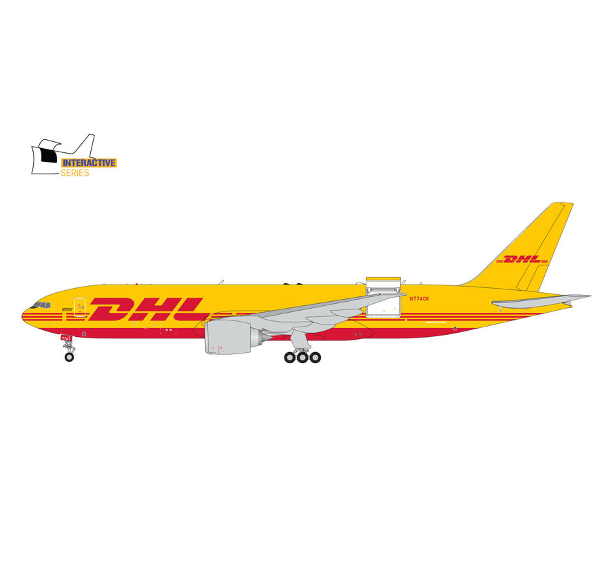 B777-200LRF DHL / Kalitta Air N774CK 1:400 Interactive Series