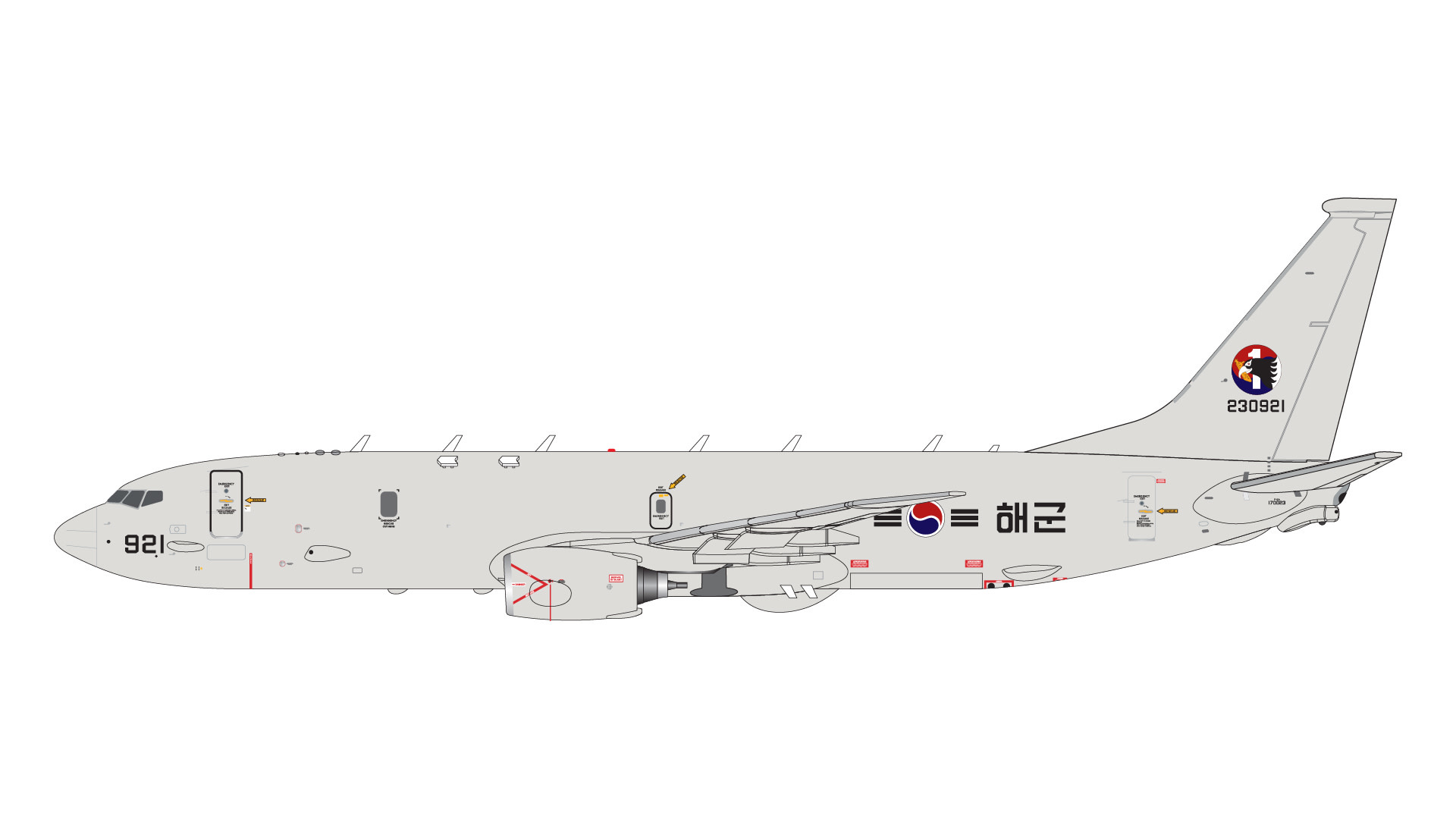 Gemini Jets P8A Poseidon Republic of Korea Navy 230921 1:400