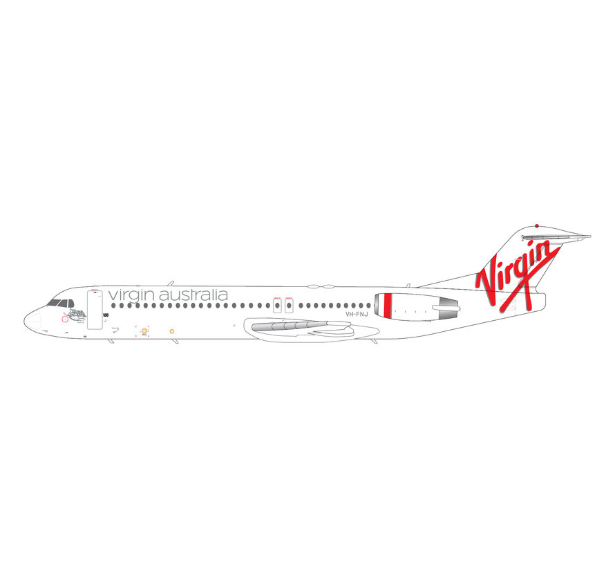 Fokker F100 Virgin Australia Airlines VH-FNJ 1:200