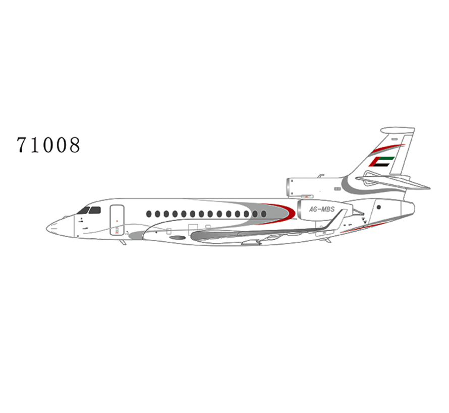 Dassault Falcon 7X DC Aviation A6-MBS 1:200