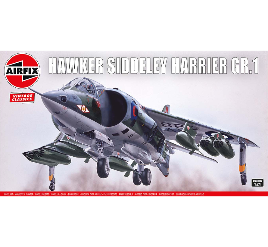 BAe Harrier GR.1/McDonnell-Douglas AV8A 1:24 [2022 re-issue]