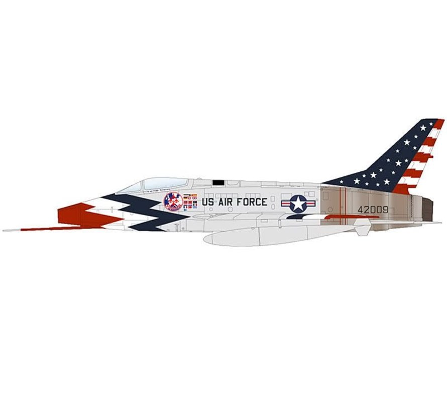 F100 Super Sabre Skyblazers USAF 1960 Season 1:72 (decals for serial numbers) +preorder+