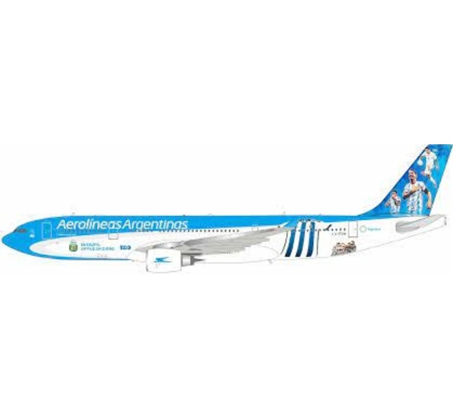 A330-200 Aerolineas Argentinas LV-FVH World Cup 2022 1:200 with stand