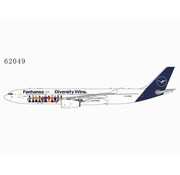 NG Models A330-300 Lufthansa 2018 livery Fanhansa with Diversity Wins D-AIKQ 1:400 +preorder+