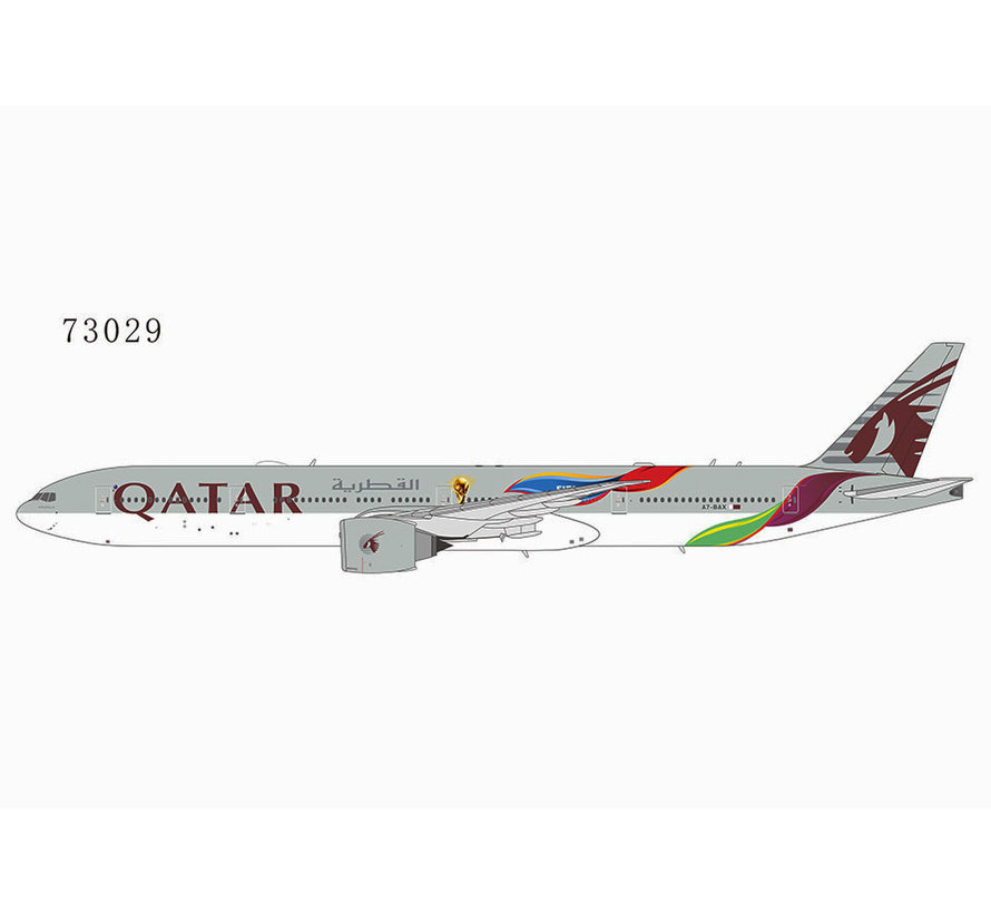 B777-300ER Qatar Airways FIFA World Cup Qatar 2022 livery A7-BAX 1:400