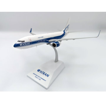 JC Wings B737-800BCF Atran Aviatrans Cargo Airlines VQ-BFS 1:200 with stand