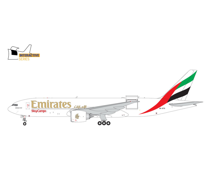 B777-200LRF Emirates SkyCargo A6-EFG 1:400 Interactive Series