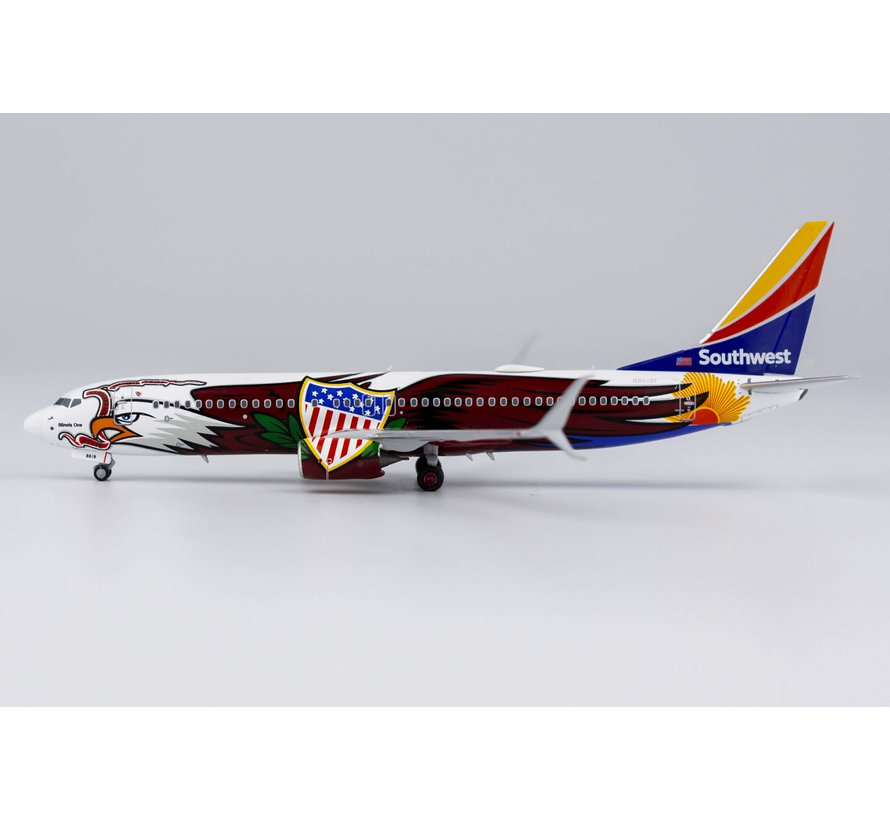 B737-800S Southwest Airlines Illinois One N8619F 1:400 scimitars