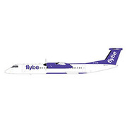 Gemini Jets Dash-8 Q400 FlyBe new blue livery 2022 1:200 with stand