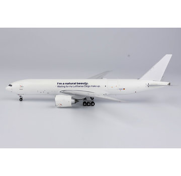 NG Models B777F Lufthansa Cargo I'm a Natural Beauty (white) D-ALFJ 1:400