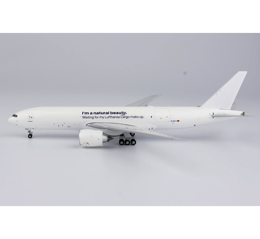 B777F Lufthansa Cargo I'm a Natural Beauty (white) D-ALFJ 1:400