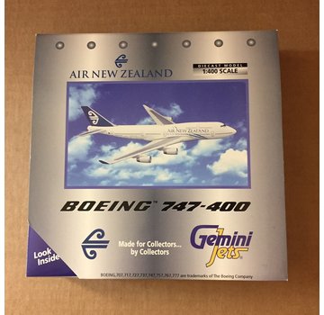 Gemini Jets B747-400 Air New Zealand ZK-NBT 1:400 *Collection Sale