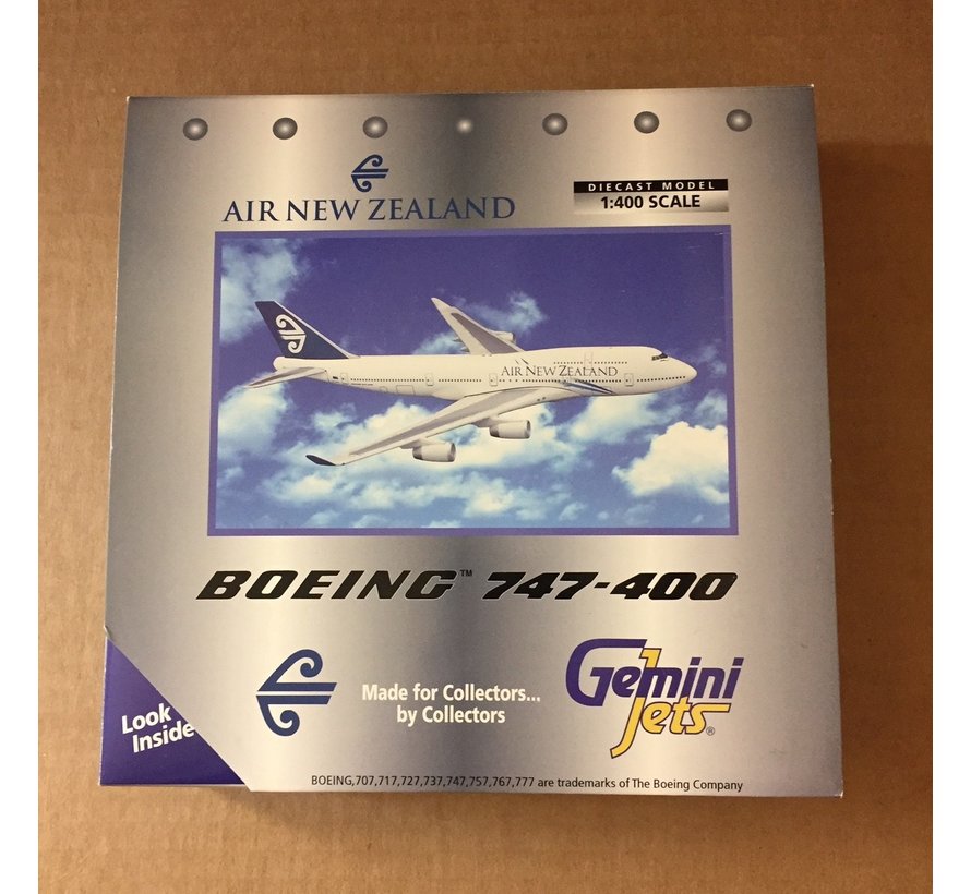 B747-400 Air New Zealand ZK-NBT 1:400**Discontinued**Used