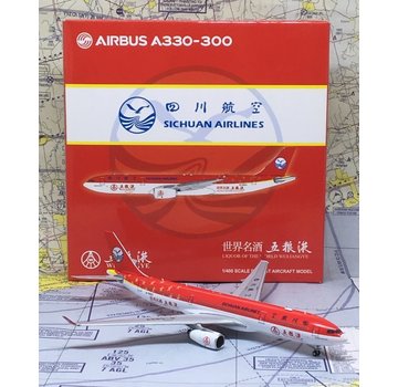 JC Wings A330-300 Sichuan Airlines Wuliangye B-5923 1:400**Discontinued**