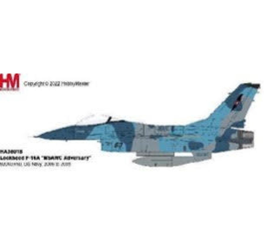 F16A Fighting Falcon Top Gun NSAWC BLACK 60US Navy 1:72 with stand +Preorder+