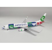 JFOX B737-800W Transavia Peter Pan PH-HSI 1:200 with stand