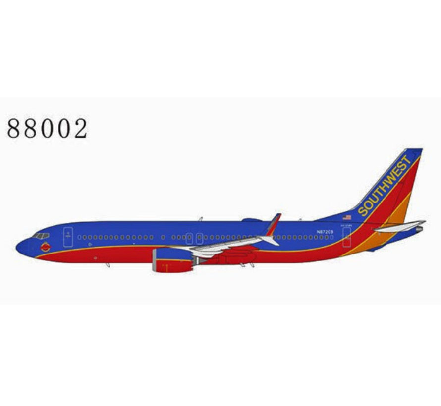 B737-8 MAX Southwest Airlines Canyon Blue Retro livery N872CB 1:400