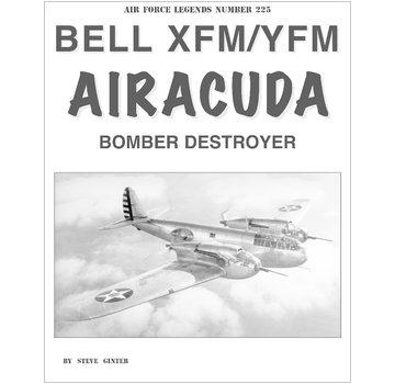 Ginter Books Bell XFM / YFM Airacuda Bomber Destroyer: Air Force Legends #225 softcover
