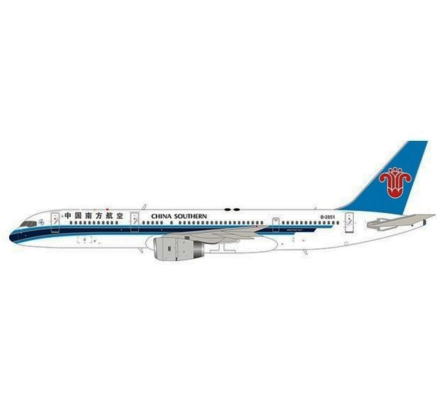 B757-200 China Southern Airlines Boeing B-2851 1:200 with stand
