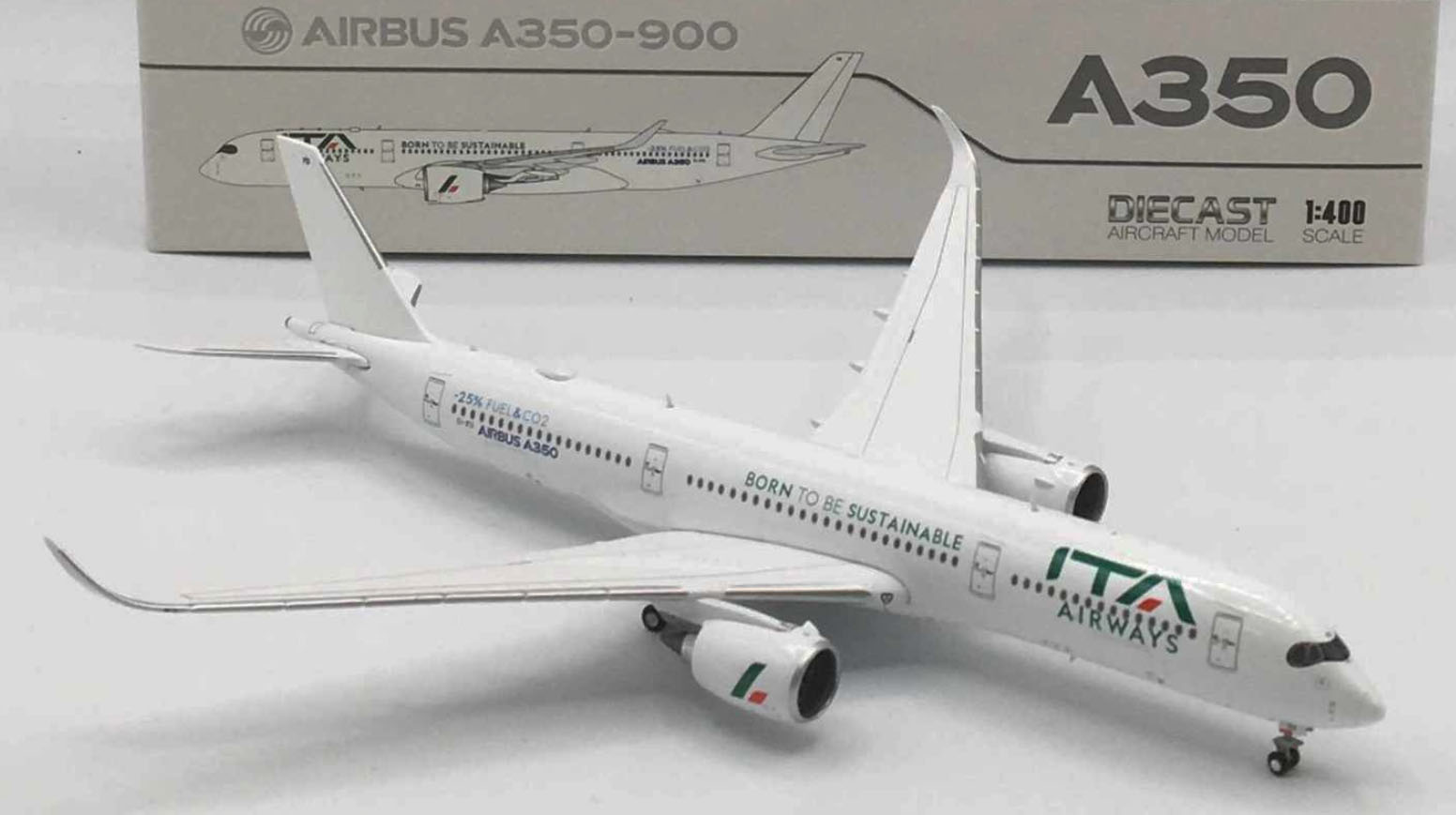 A350-900 ITA Airways Born to be Sustainable EI-IFD 1:400 flaps