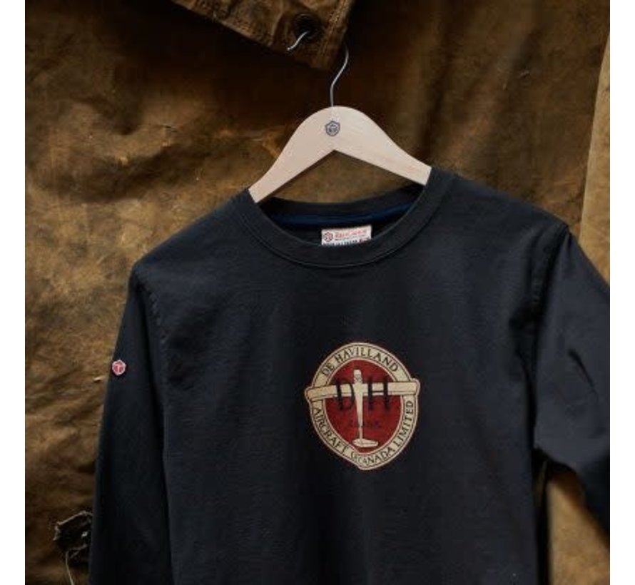 De Havilland Long Sleeve T-Shirt Slate