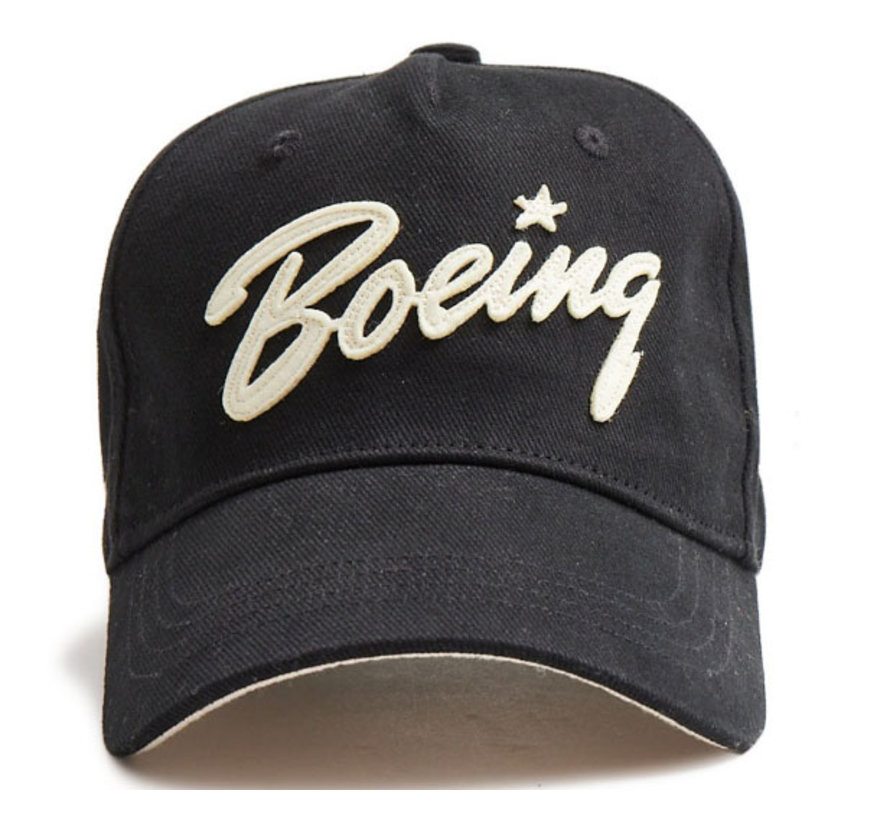 Cap Boeing Applique Cap - Black