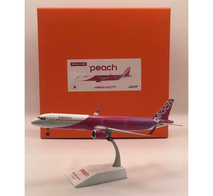 A321neo Peach JA901P 1:200 with stand