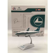 JC Wings B737-500 Luxair LX-LGR 1:200 with stand