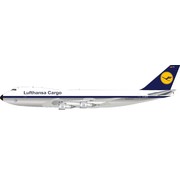 JFOX B747-200F Lufthansa Cargo D-ABYE 1:200 polished with stand